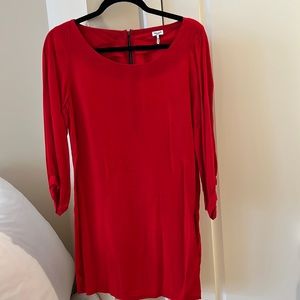 Splendid Medium Red Long sleeved dress, 100% Rayon